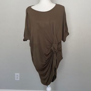 Lea & Viola side bunched detail blouse/tunic